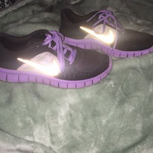 Purple Nike Free Run
